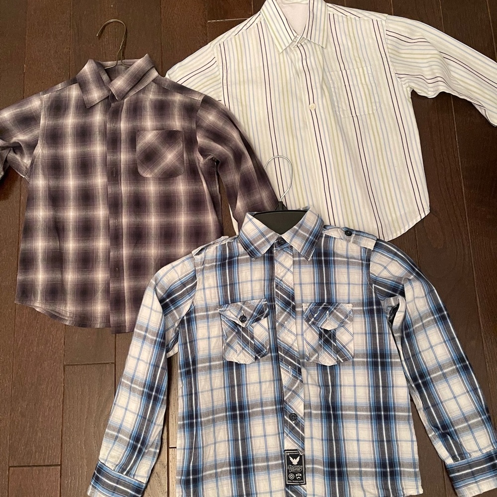 Boys size 4 button ups
